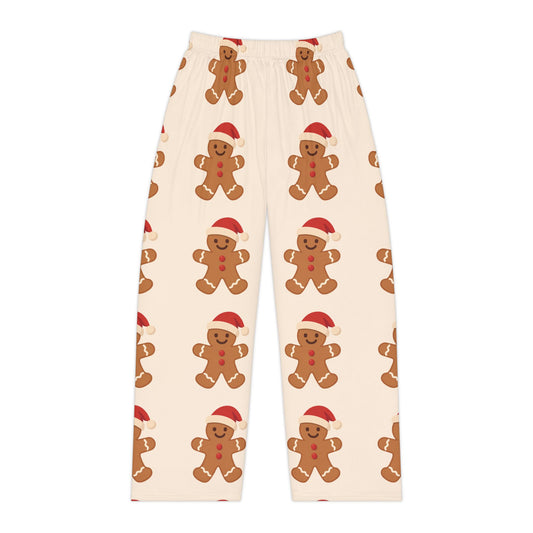Gingerbread Cookies Pajama Pants | Christmas Holiday Pattern