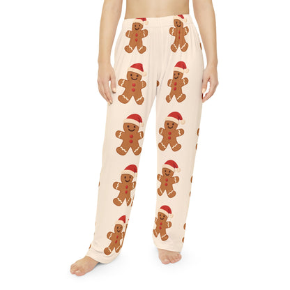 Gingerbread Cookies Pajama Pants | Christmas Holiday Pattern